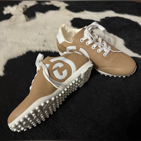 DUCA DEL COSMA Queenscup Women's Spikeless Golf Shoes, Sz 7 NEW, Light Brown - Picture 7 of 11
